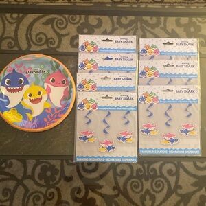 Baby Shark party decorations